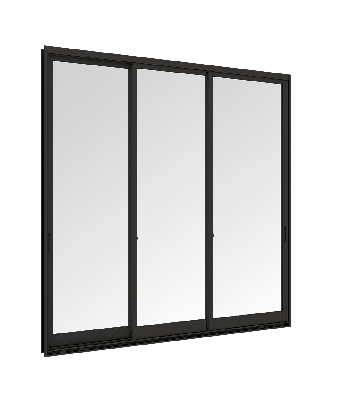 WE PLUS_DOORS_NATURAL BLACK_SLIDING DOOR (3 PANELS ON 3 TRACKS)